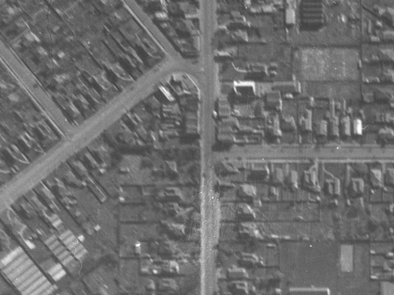 135 Colombo Street from the air, 1940-1944