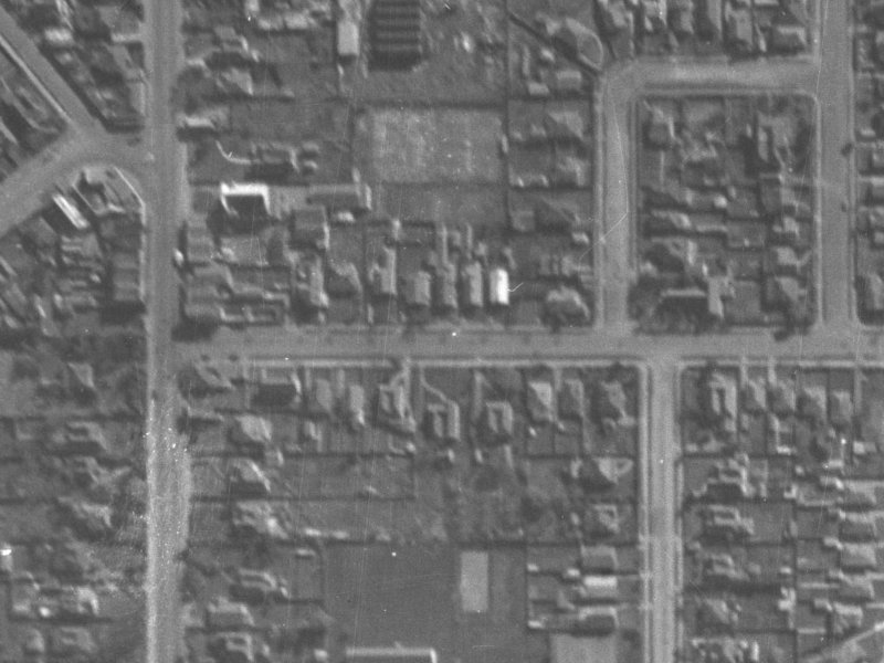 21 Tennyson Street from the air, 1940-1944