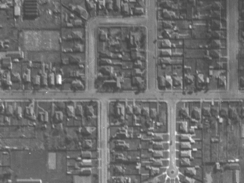35 Tennyson Street from the air, 1940-1944