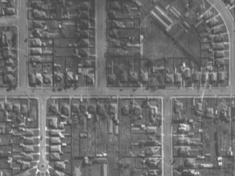 77 Tennyson Street from the air, 1940-1944