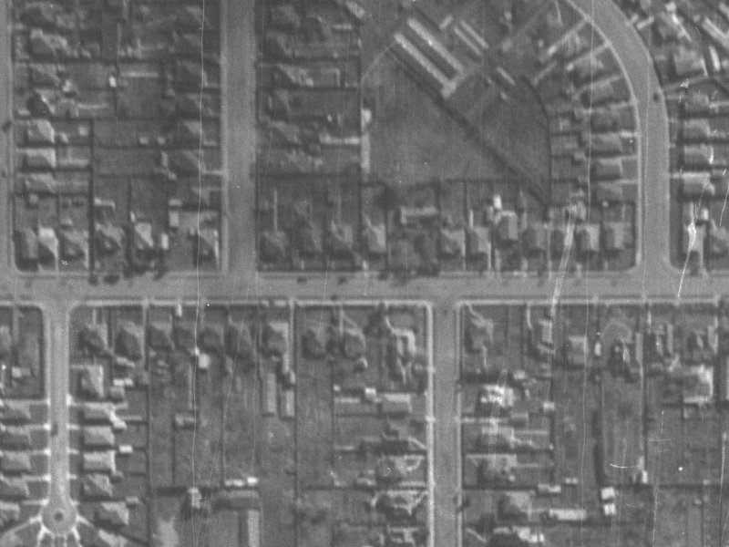 85 Tennyson Street from the air, 1940-1944