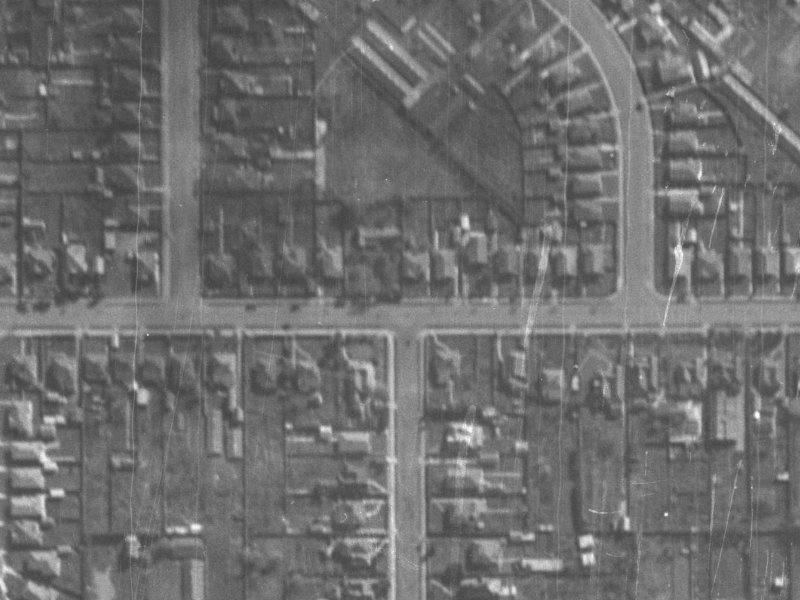 93 Tennyson Street from the air, 1940-1944