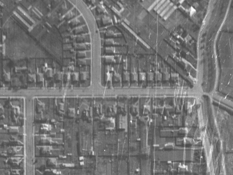 121 Tennyson Street from the air, 1940-1944