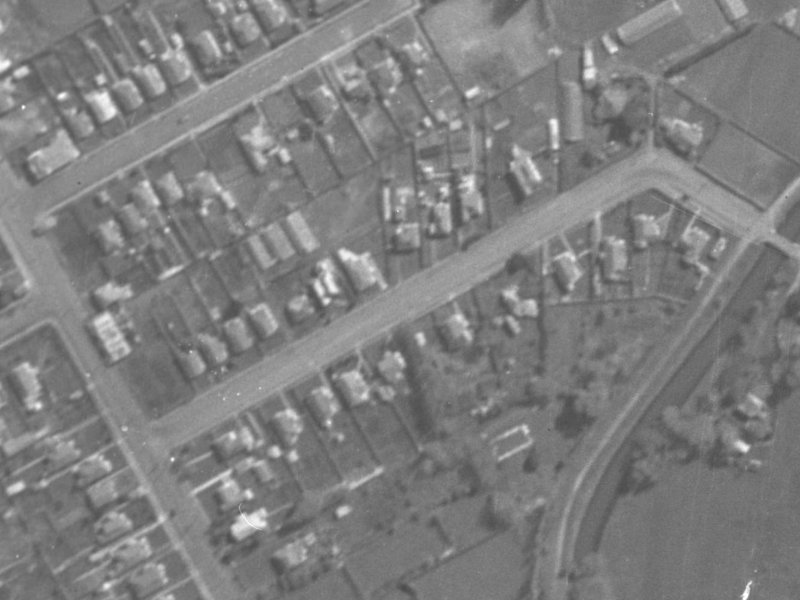 25A Beckford Road from the air, 1940-1944