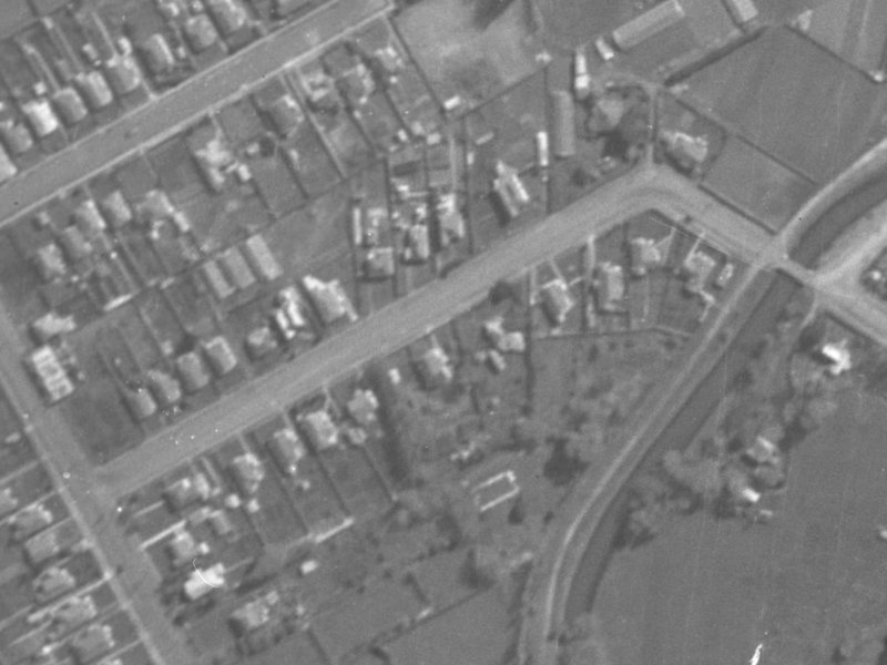 34B Beckford Road from the air, 1940-1944