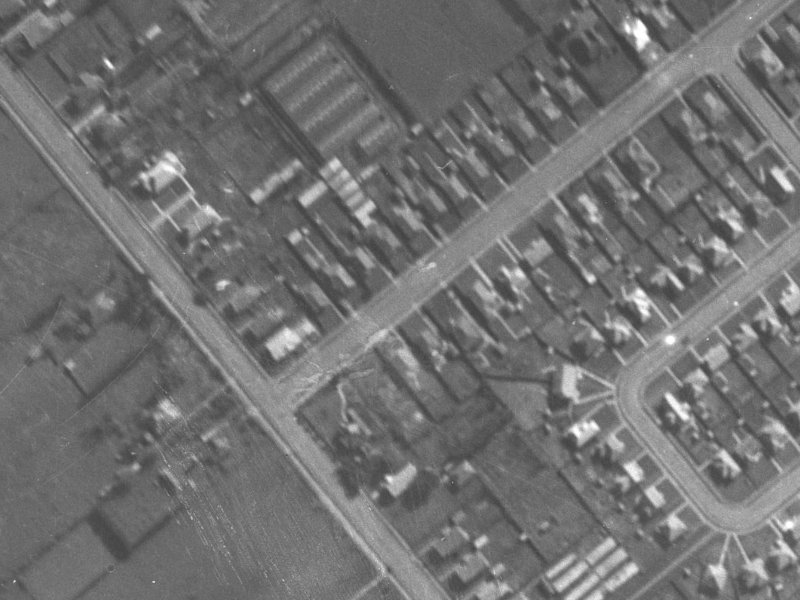 14 Wychbury Street from the air, 1940-1944
