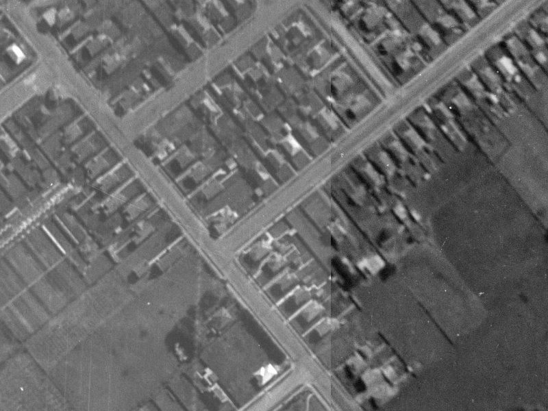 3E Milton Street from the air, 1940-1944
