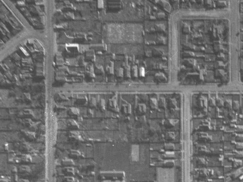 20 Tennyson Street from the air, 1940-1944