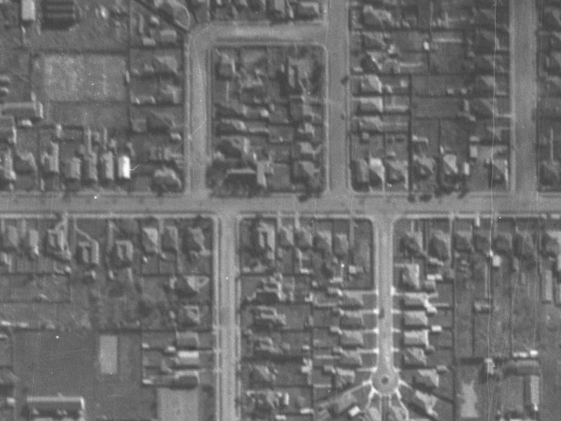 48 Tennyson Street from the air, 1940-1944