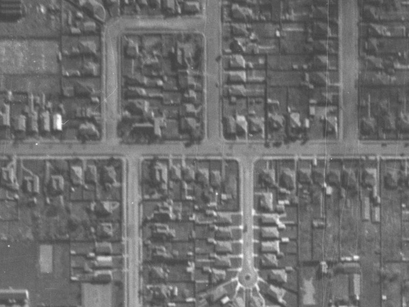 52 Tennyson Street from the air, 1940-1944