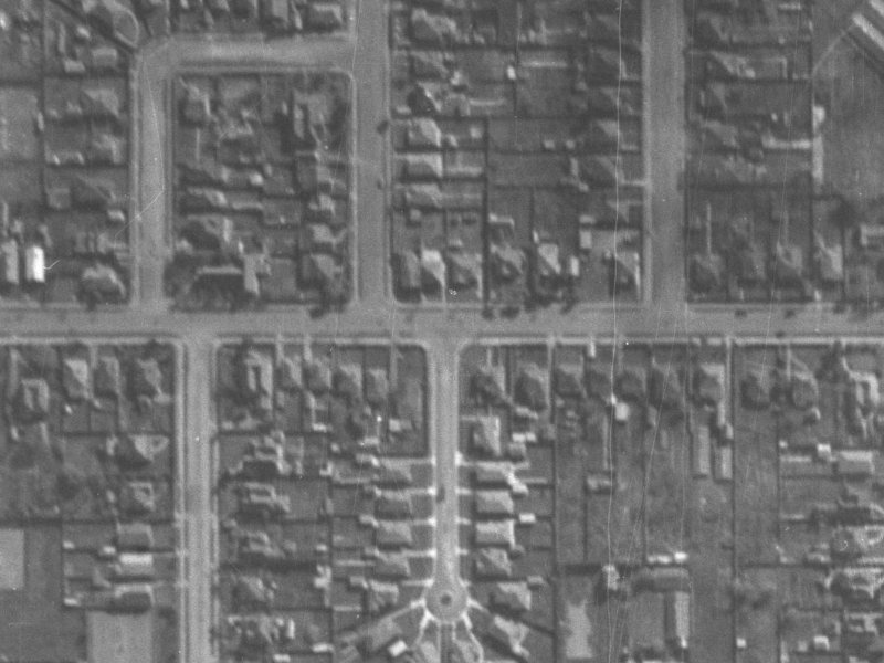 60 Tennyson Street from the air, 1940-1944