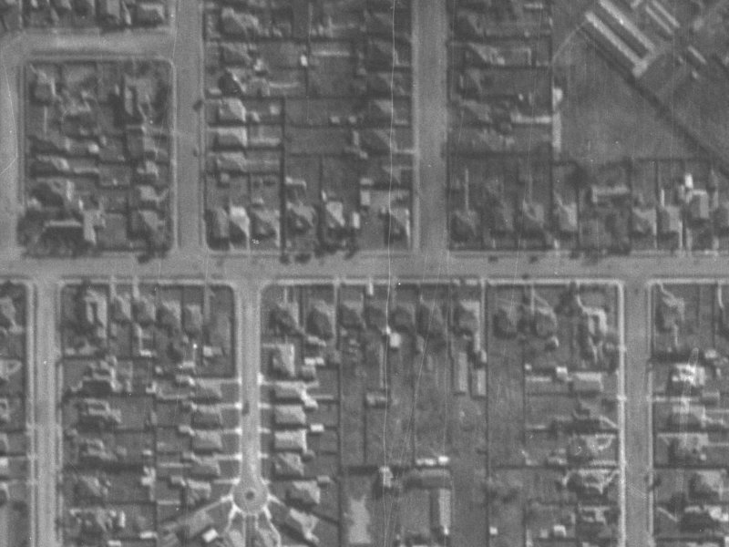 74 Tennyson Street from the air, 1940-1944