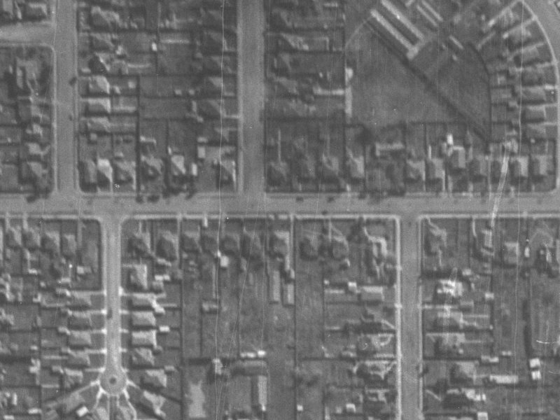84 Tennyson Street from the air, 1940-1944