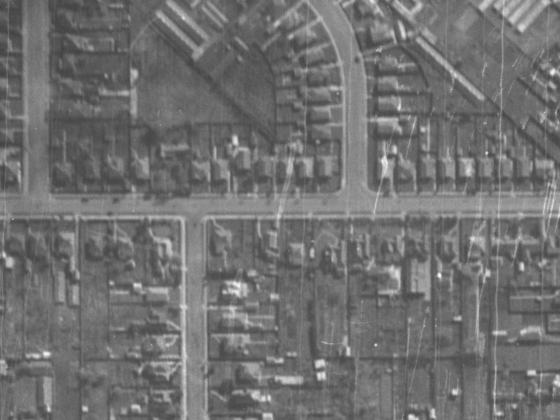 108 Tennyson Street from the air, 1940-1944