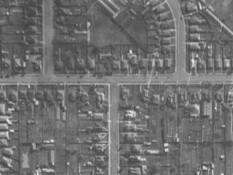 102 Tennyson Street from the air, 1940-1944
