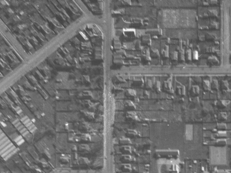 126 Colombo Street from the air, 1940-1944