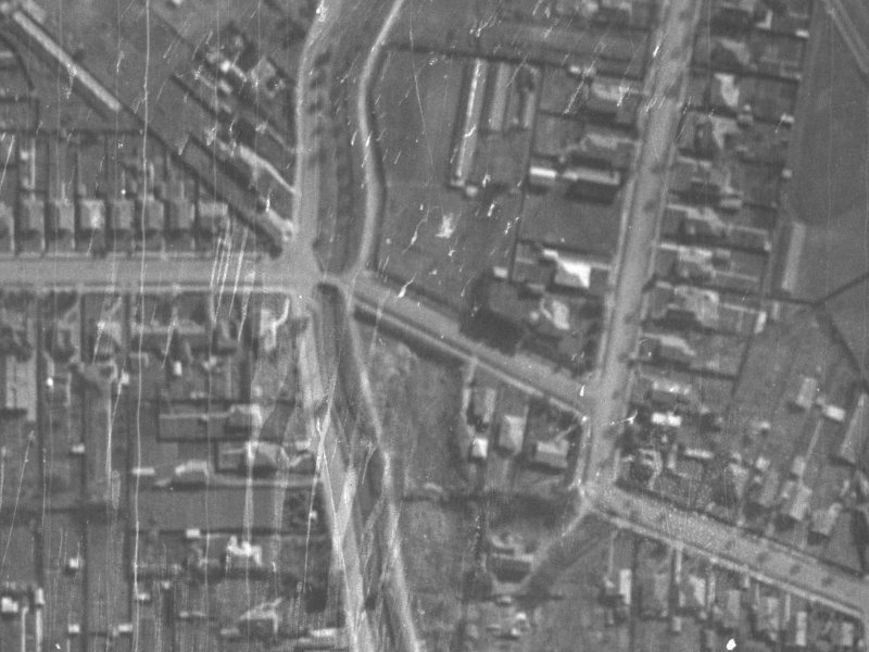 2 Burnbrae Street from the air, 1940-1944