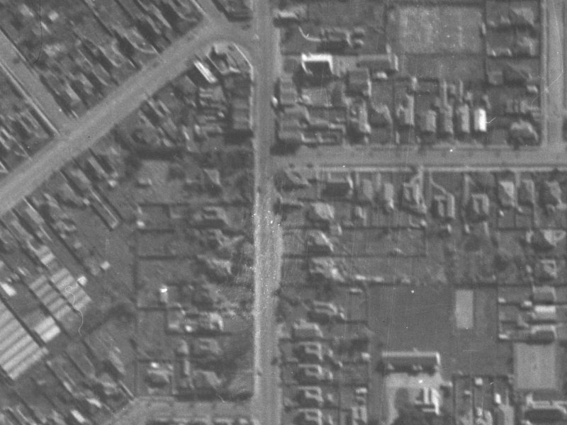 124B Colombo Street from the air, 1940-1944