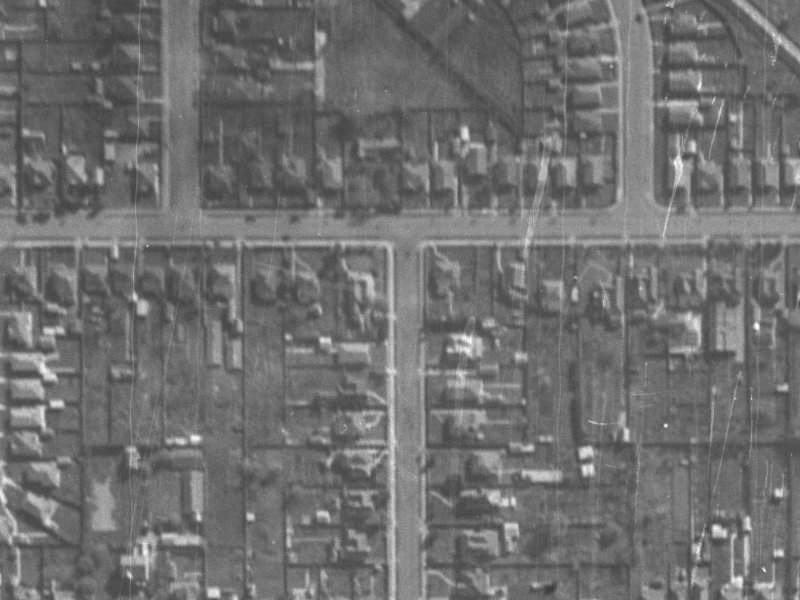 80 Norwood Street from the air, 1940-1944
