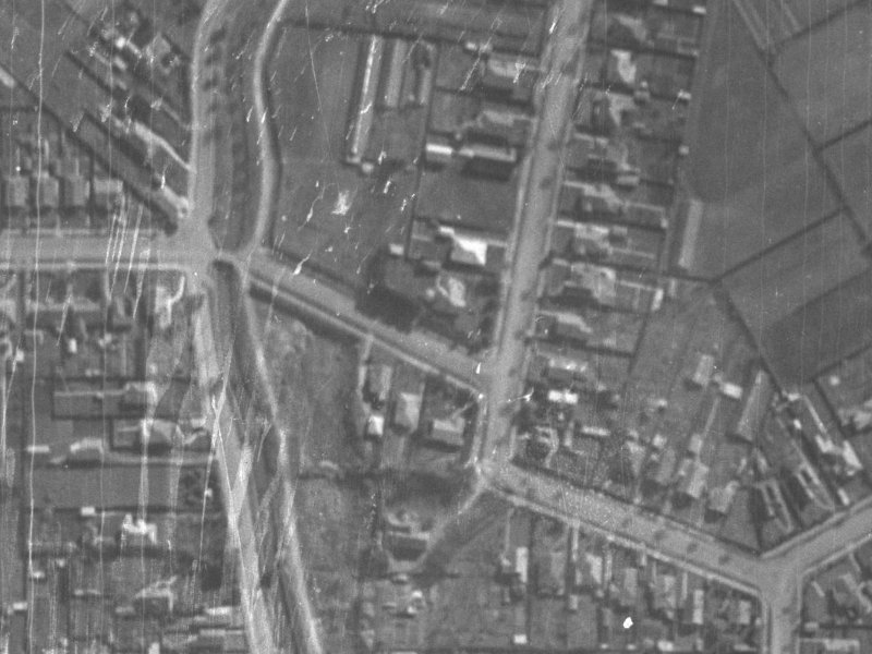 11 Burnbrae Street from the air, 1940-1944