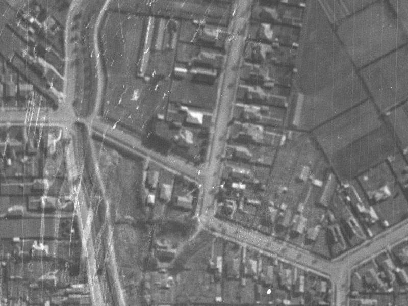 38-40 St Martins Road from the air, 1940-1944