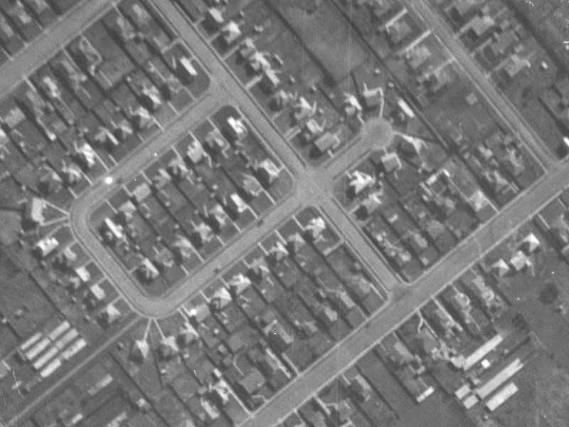 9 Winsor Crescent from the air, 1940-1944