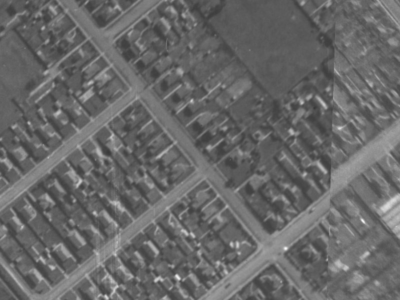 58 Selwyn Street from the air, 1940-1944