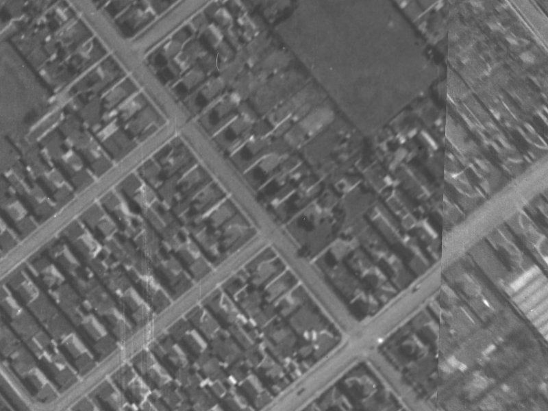 56 Selwyn Street from the air, 1940-1944