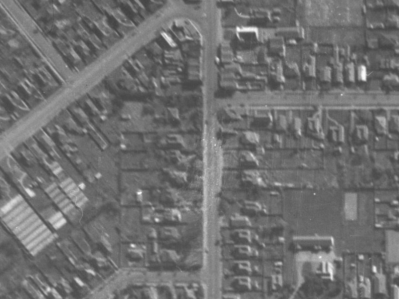 129B Colombo Street from the air, 1940-1944