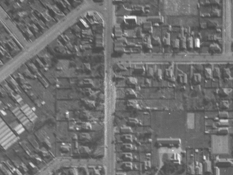 124 Colombo Street from the air, 1940-1944
