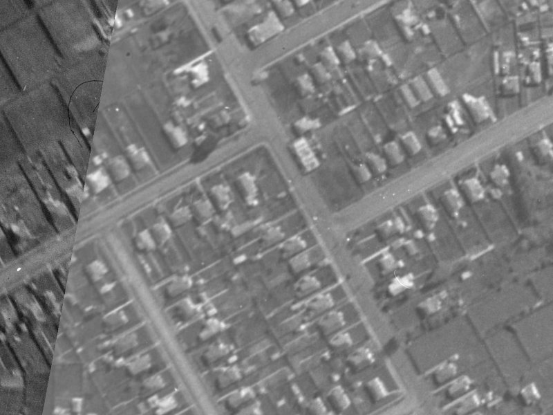 24A Gamblins Road from the air, 1940-1944