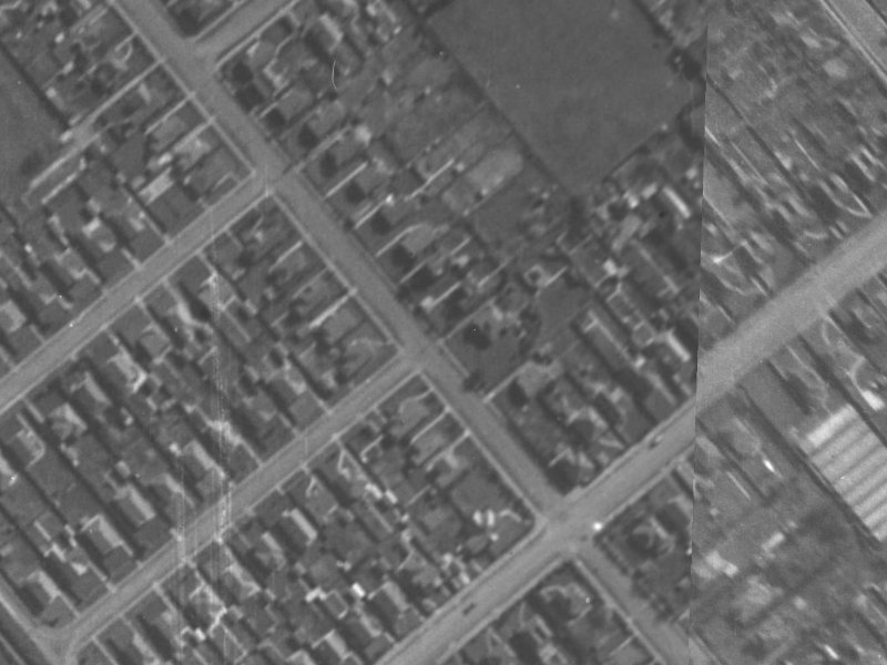 50 Selwyn Street from the air, 1940-1944