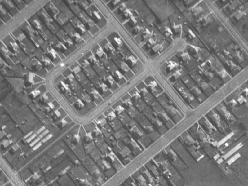 13 Winsor Crescent from the air, 1940-1944