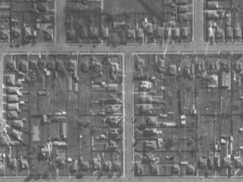 77 Norwood Street from the air, 1940-1944