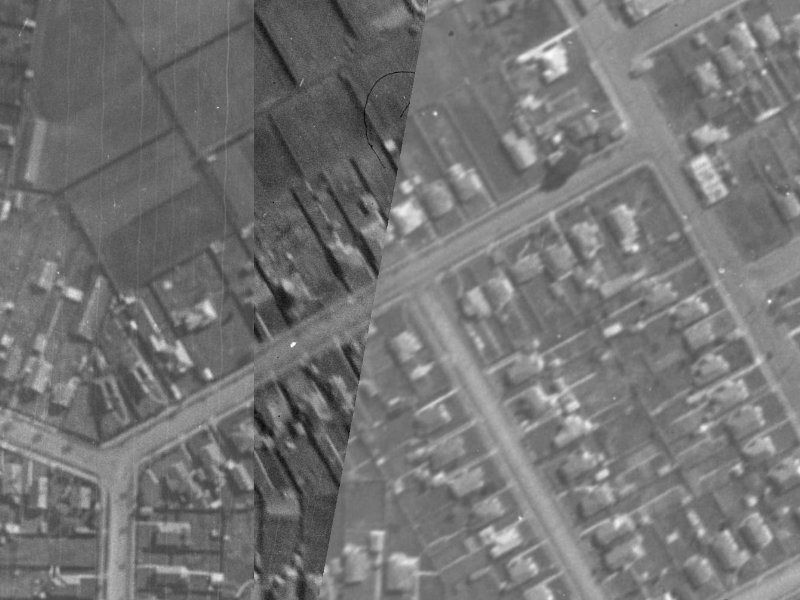 19A Gamblins Road from the air, 1940-1944