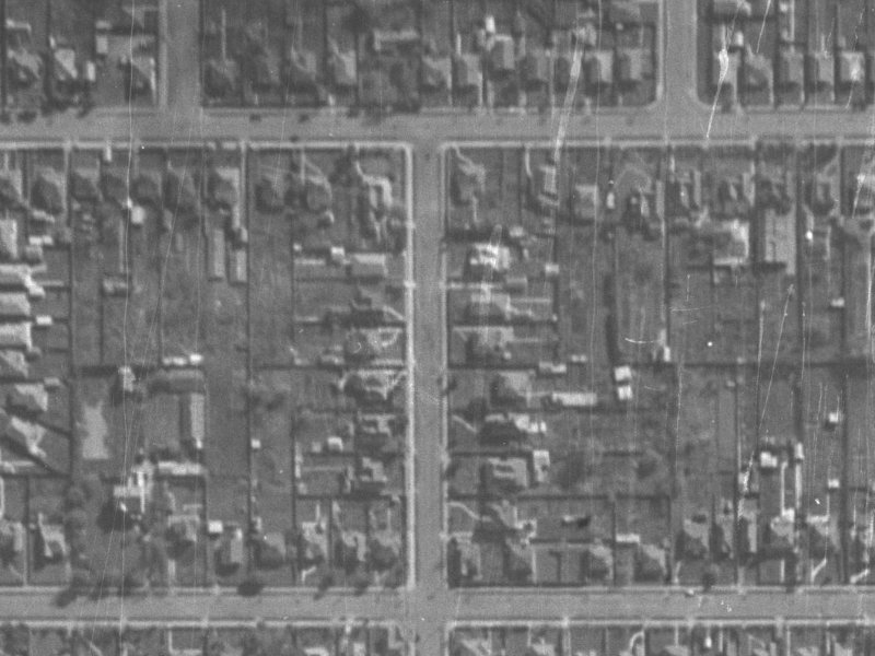 68A Norwood Street from the air, 1940-1944