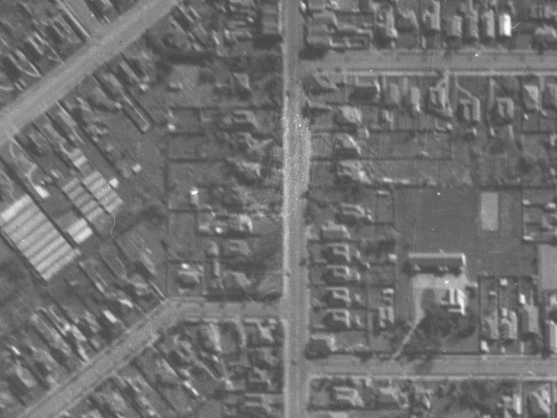 125 Colombo Street from the air, 1940-1944