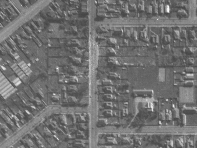 112 Colombo Street from the air, 1940-1944