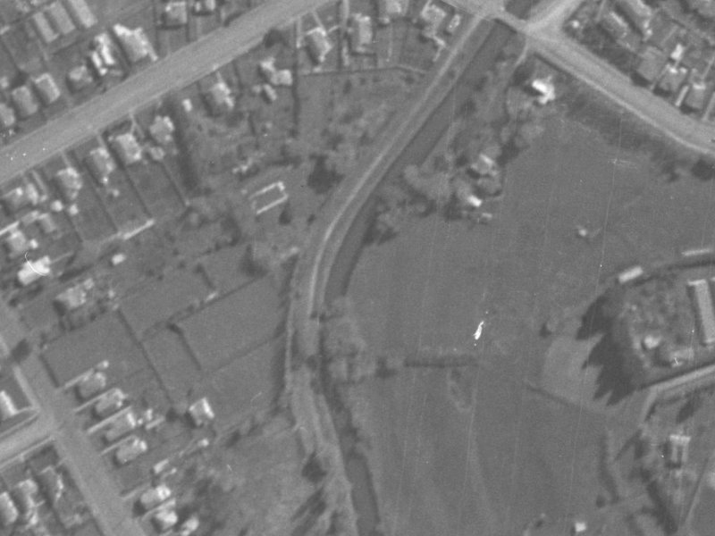 265 Fifield Terrace from the air, 1940-1944