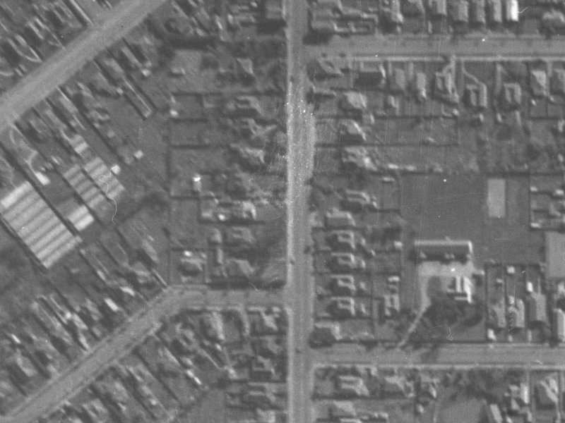 123 Colombo Street from the air, 1940-1944