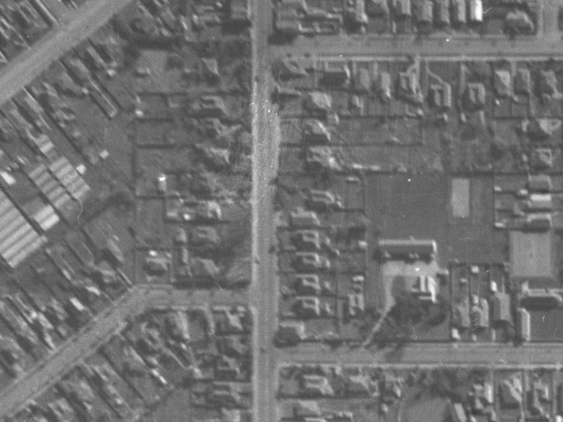 110 Colombo Street from the air, 1940-1944