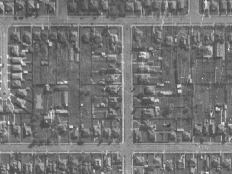 71 Norwood Street from the air, 1940-1944