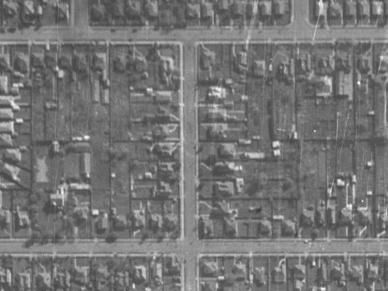 70 Norwood Street from the air, 1940-1944