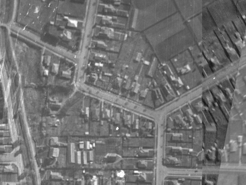 28 St Martins Road from the air, 1940-1944