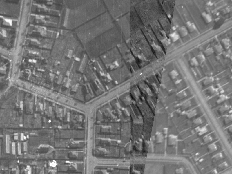 5-11 Gamblins Road from the air, 1940-1944