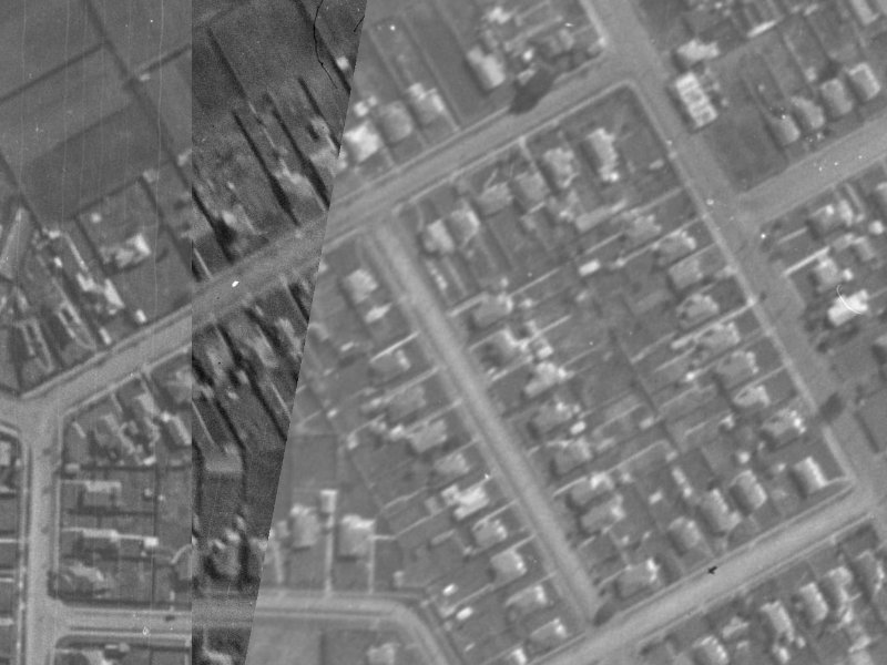9A Ngaio Street from the air, 1940-1944