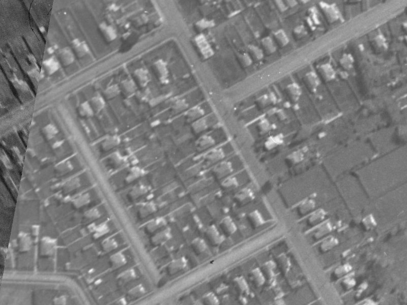 87 Wilsons Rd South from the air, 1940-1944