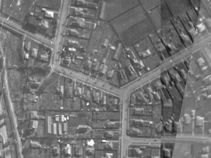24A Saint Martins Road from the air, 1940-1944