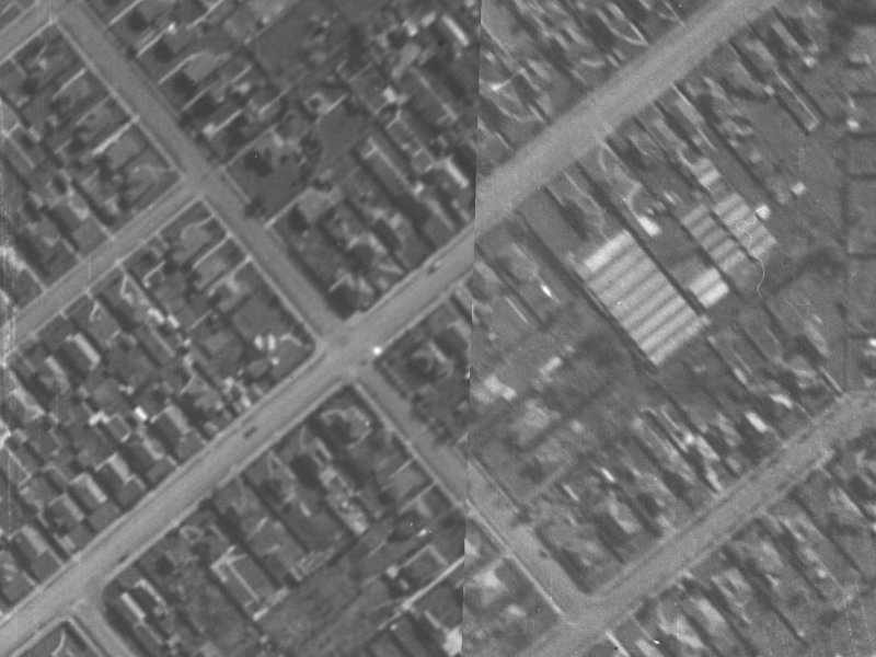 100 Somerfield Street from the air, 1940-1944