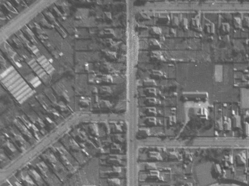 119 Colombo Street from the air, 1940-1944